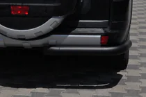 Mitsubishi Pajero Wagon III 1999–2006 Bageste beskyttelsesbøjle AK003 Black (rustfrit stål) foto 2