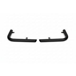 Bageste hjørnebøjler AK003 Black (rustfrit stål) Mercedes Vito W638 1996–2003 foto 2