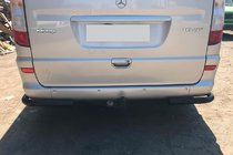 Mercedes Vito W639 2004–2014 Bageste hjørnebeskyttere AK003 Black (2 stk., rustfrit stål) til mellem og lang akselafstand foto 6