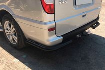 Mercedes Vito W639 2004–2014 Bageste hjørnebeskyttere AK003 Black (2 stk., rustfrit stål) til mellem og lang akselafstand foto 3