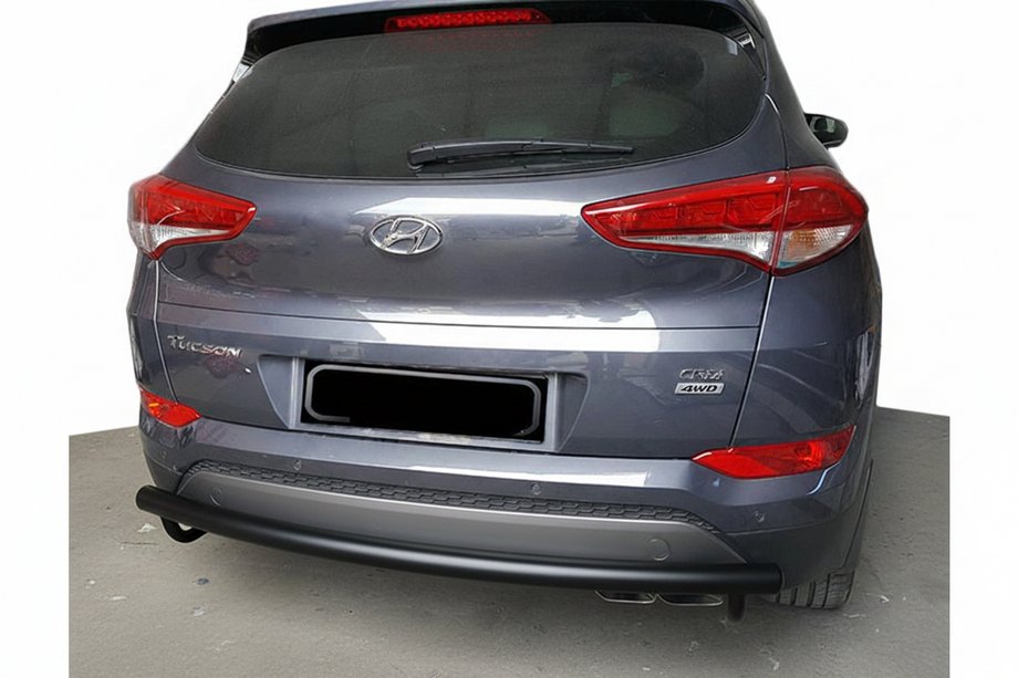 Hyundai Tucson TL 2016–2021 Bageste beskyttelsesbøjle AK002 Black (rustfrit stål) Foto 1