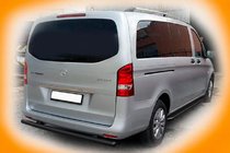 Mercedes Vito/V-klasse W447 2014– Bagbeskyttelsesbøjle AK002 Black (rustfrit stål) foto 2