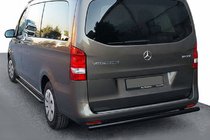 Mercedes Vito/V-klasse W447 2014– Bagbeskyttelsesbøjle AK002 Black (rustfrit stål) foto 1