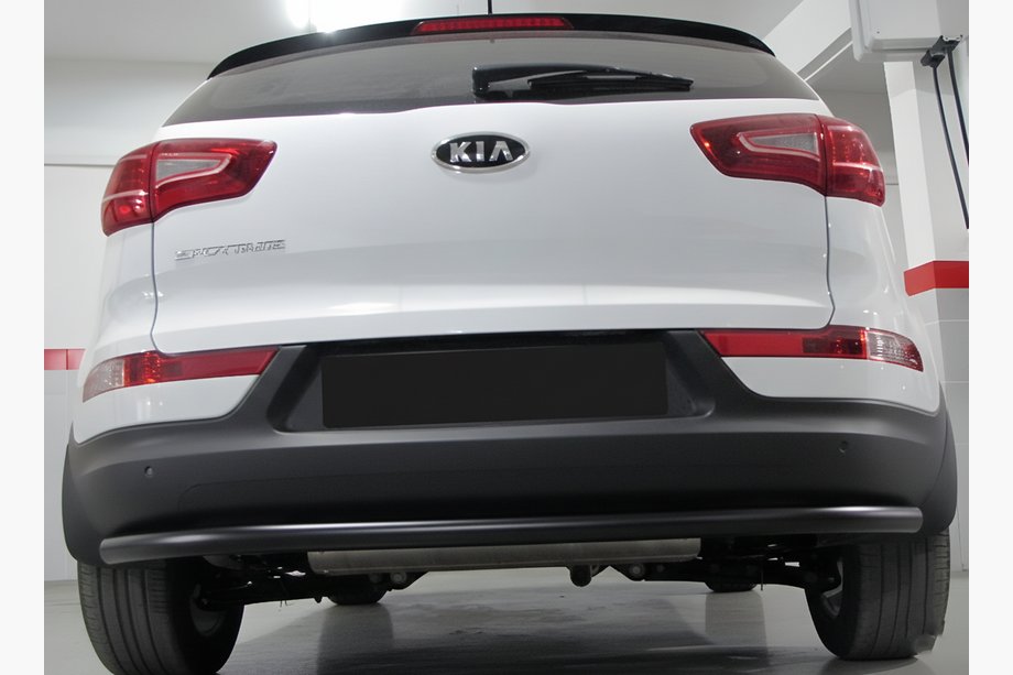 Kia Sportage 2010–2015 Bageste beskyttelsesbøjle AK002 Black (rustfrit stål) Image