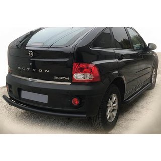 Bagerste beskyttelsesbøjle AK002 Black (rustfrit stål) SsangYong Action 2005–2018