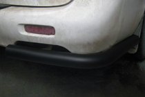 Hyundai H200, H1, Starex 1998–2007 Bageste hjørner AK003 Black (2 stk., rustfrit stål) foto 1