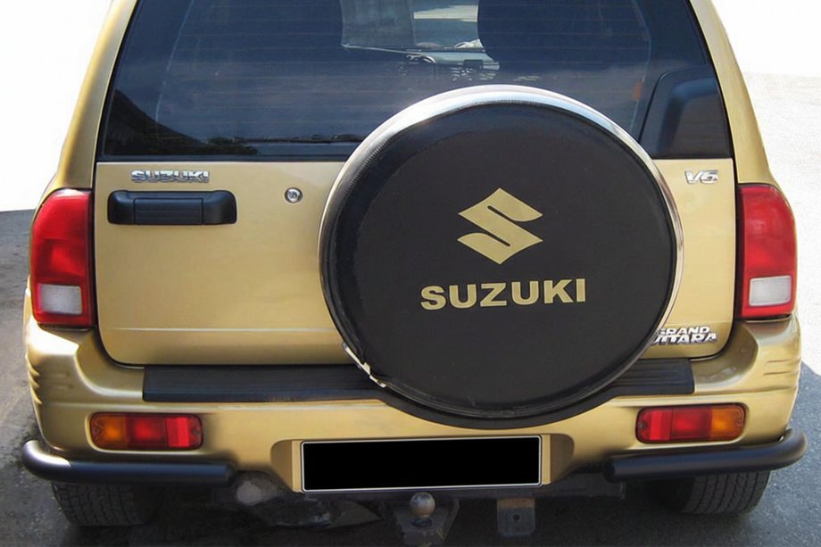 Suzuki Vitara 1998–2006 Bageste beskyttelsesbøjle AK003 Black (rustfrit stål) Image