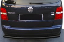 Volkswagen Touran 2003–2010 Bageste beskyttelsesbøjle AK002 Black (1 stk., rustfrit stål) foto 1