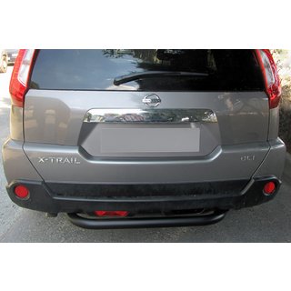 Bageste beskyttelsesbøjle AK007 Black (2 stk., rustfrit stål)