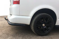 Volkswagen T6 2015–2024 Baghjørner AK003 Black (2 stk., rustfrit stål) foto 2
