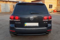 Volkswagen Touareg 2002–2010 Bageste beskyttelsesbøjle AK002 Black (2 stk., rustfrit stål) foto 6
