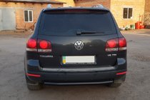 Volkswagen Touareg 2002–2010 Bageste beskyttelsesbøjle AK002 Black (2 stk., rustfrit stål) foto 4