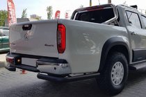 Ford Ranger 2011–2022 Bageste beskyttelsesbøjle AK003 Black (2018-2022, rustfrit stål) foto 1