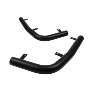 Bageste hjørner AK003 Black (2 stk., rustfrit stål)