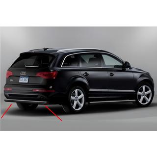 Bagerste beskyttelsesbøjle AK002 Black (rustfrit stål) Audi Q7 2005–2015