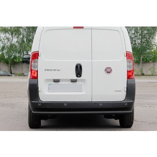 Bagkofangerbeskytter Black (rustfrit stål) Fiat Fiorino/Qubo 2008–2024 foto 3