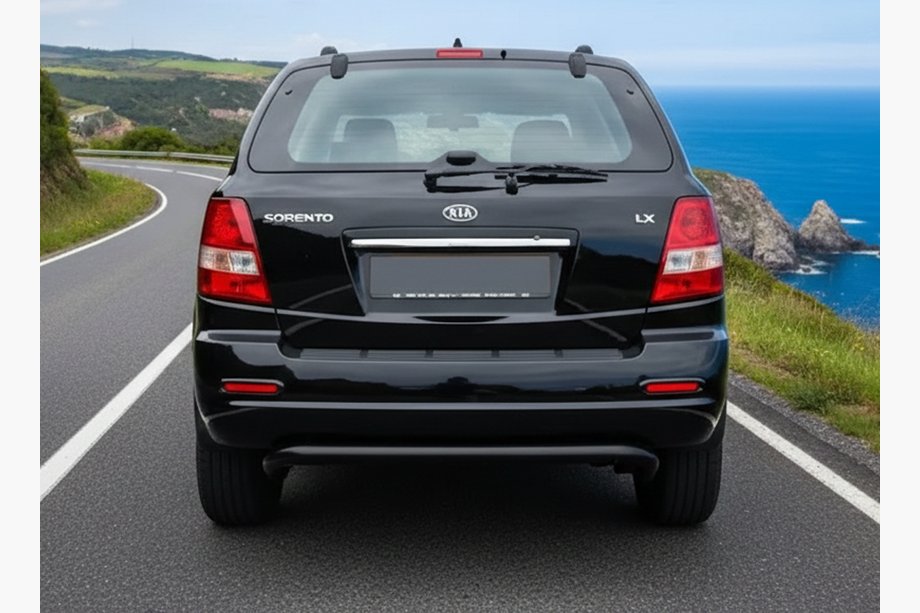 Kia Sorento I BL 2002–2009 Bagbøjle AK012 Black (rustfrit stål) Image