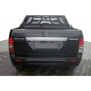 Bageste nudge bar AK006 Black (rustfrit stål) SsangYong Action 2005–2018 foto 1