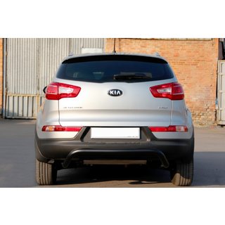 Bagbøjle AK007 Black (rustfrit stål) Kia Sportage 2010–2015 foto 2