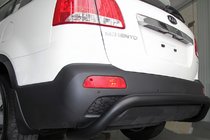 Kia Sorento II XM 2009–2014 Bagbøjle AK007 Black (rustfrit stål) foto 2