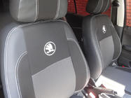 Skoda Fabia 2000–2007 Sædeovertræk (kunstlæder↗stof, Premium) foto 3