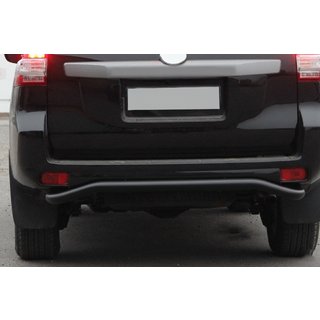 Bageste beskyttelsesbøjle AK008 Black (rustfrit stål) Toyota Land Cruiser Prado 150 2009–2023 foto 2