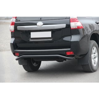 Bageste beskyttelsesbøjle AK008 Black (rustfrit stål) Toyota Land Cruiser Prado 150 2009–2023 foto 3