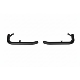 Bageste enkelt hjørnebeskyttere Black (2 stk., rustfrit stål) Mitsubishi Pajero Sport 1996–2007