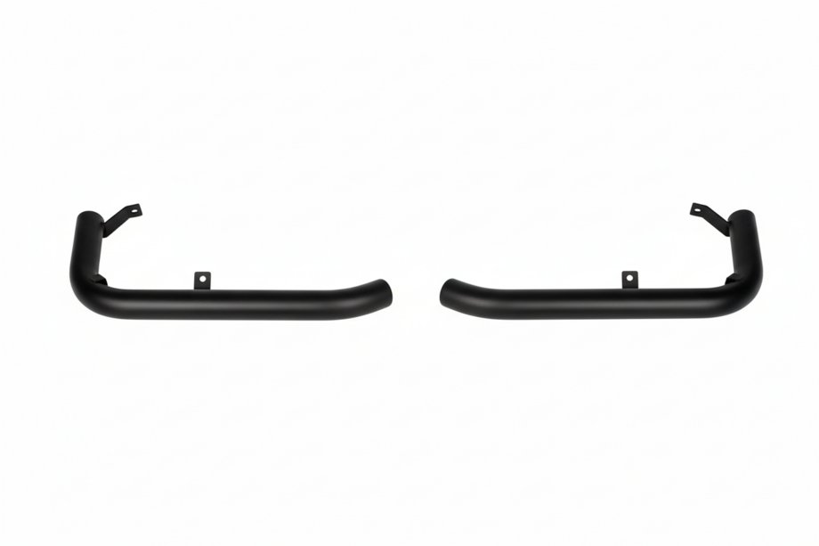 Mitsubishi Pajero Sport 1996–2007 Bageste enkelt hjørnebeskyttere Black (2 stk., rustfrit stål) Image