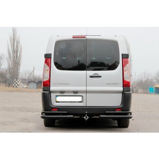 Bagerste hjørnebøjler AK-003-Double Black (2 stk., rustfrit stål) Peugeot Expert 2007–2016 foto 2