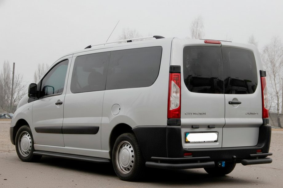 Fiat Scudo 2007–2015 Bageste hjørnebøjler AK003-Double Black (2 stk., rustfrit stål) Foto 3