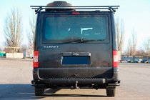 Ford Transit 2000–2014 Bageste hjørnebøjler AK003-Double Black (rustfrit stål) foto 3