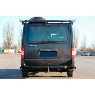 Bageste hjørnebøjler AK003-Double Black (rustfrit stål) Ford Transit 2000–2014 foto 3
