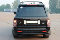 Range Rover III L322 2002–2012 Bageste bøjle AK002-Dobbelt Black (rustfrit stål) foto 2