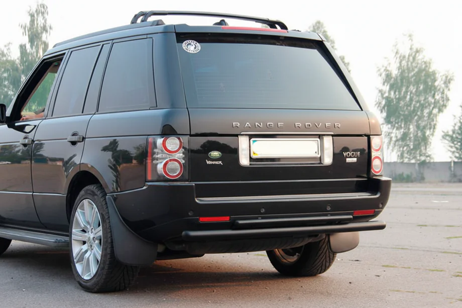 Range Rover III L322 2002–2012 Bageste bøjle AK002-Dobbelt Black (rustfrit stål) Image