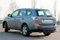 Mitsubishi Outlander 2012–2021 Bøjle bag AK004 Black (rustfrit stål) foto 1