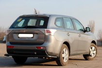 Mitsubishi Outlander 2012–2021 Bøjle bag AK004 Black (rustfrit stål) foto 3