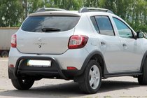 Renault Sandero 2013–2022 Bagbøjle AK007 Black (rustfrit stål) foto 2