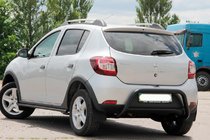 Dacia Sandero 2013–2020 Bagbøjle AK007 Black (rustfrit stål) foto 3