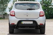 Dacia Sandero 2013–2020 Bagbøjle AK007 Black (rustfrit stål) foto 2