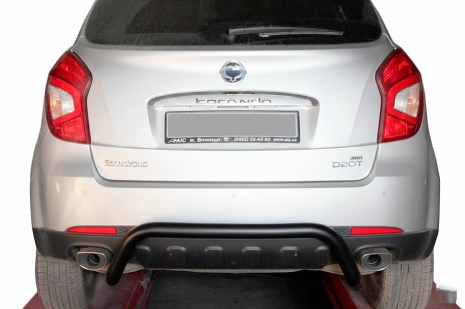 SsangYong Korando 2010–2019 Bagbøjle AK007 Black (rustfrit stål) Image
