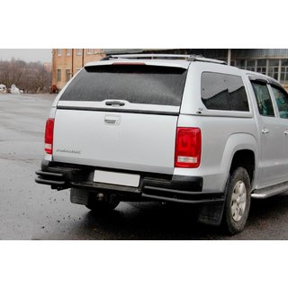 Bagerste hjørnebeskyttere AK003-Double Black (2 stk., rustfrit stål) Volkswagen Amarok 2010–2022 foto 1