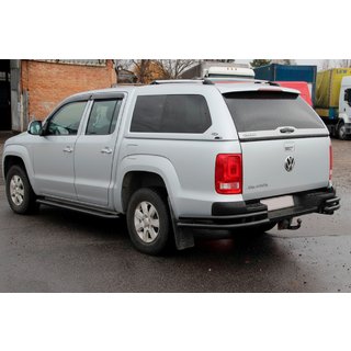 Bagerste hjørnebeskyttere AK003-Double Black (2 stk., rustfrit stål) Volkswagen Amarok 2010–2022 foto 4