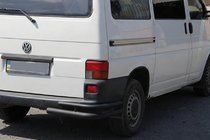 Volkswagen T4 Caravelle/Multivan 1990–2003 Dobbelte baghjørner AK003-Double Black (2 stk., rustfrit stål) foto 4
