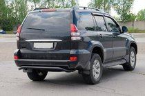Toyota Land Cruiser Prado 120 2002–2009 Bagerste beskyttelsesbøjle AK008 Black foto 1