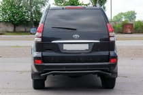 Toyota Land Cruiser Prado 120 2002–2009 Bagerste beskyttelsesbøjle AK008 Black foto 2