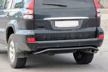 Toyota Land Cruiser Prado 120 2002–2009 Bagerste beskyttelsesbøjle AK008 Black foto 4