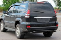 Toyota Land Cruiser Prado 120 2002–2009 Bagerste beskyttelsesbøjle AK008 Black foto 5