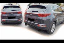 Kia Sportage 2015–2021 Bageste kofangerbøjle AK007 Black (rustfri) foto 4