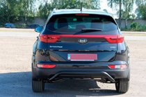 Kia Sportage 2015–2021 Bageste kofangerbøjle AK007 Black (rustfri) foto 3